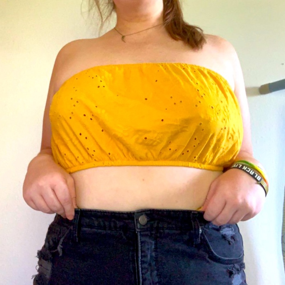 Bandeau crop top